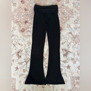 PINK Victoria's Secret Black flare pants